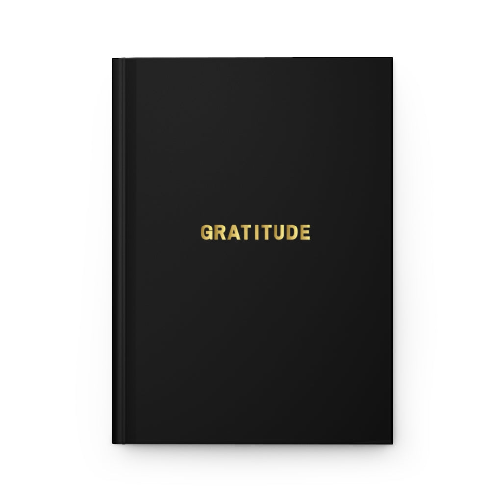 Gratitude Journal- Black - Nora's Gold Paper products Journal