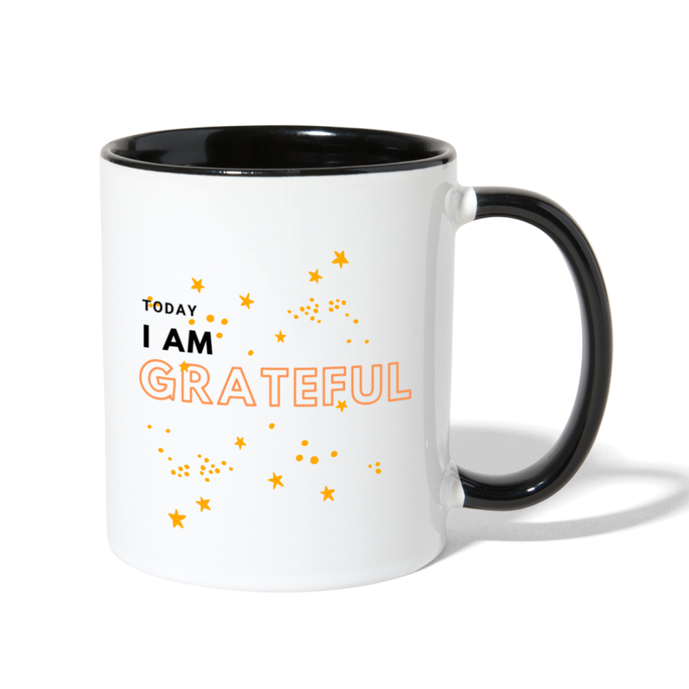 Gratitude Mug 11oz - Nora's Gold Contrast Coffee Mug | BestSub B11TAA One Size